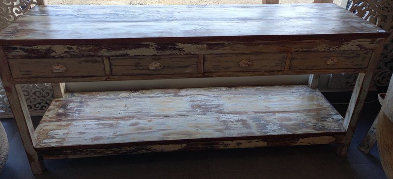 CAMPANULE CONSOLE 180 X 50 X H 80 AVEC 4 TIRROIRS