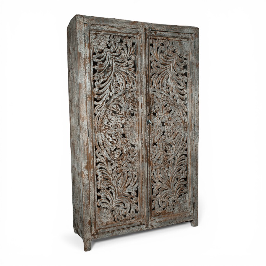 SHEA - CABINET ALMIRAH WOOD 121 X45 X H 203 CM