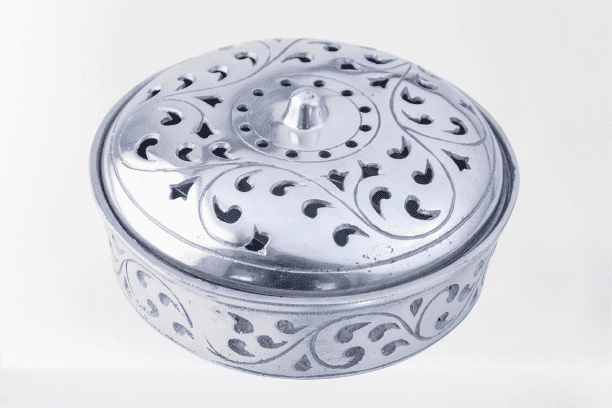 PERSEA  - MOSQUITO COIL HOLDER METAL ROUND NATURAL