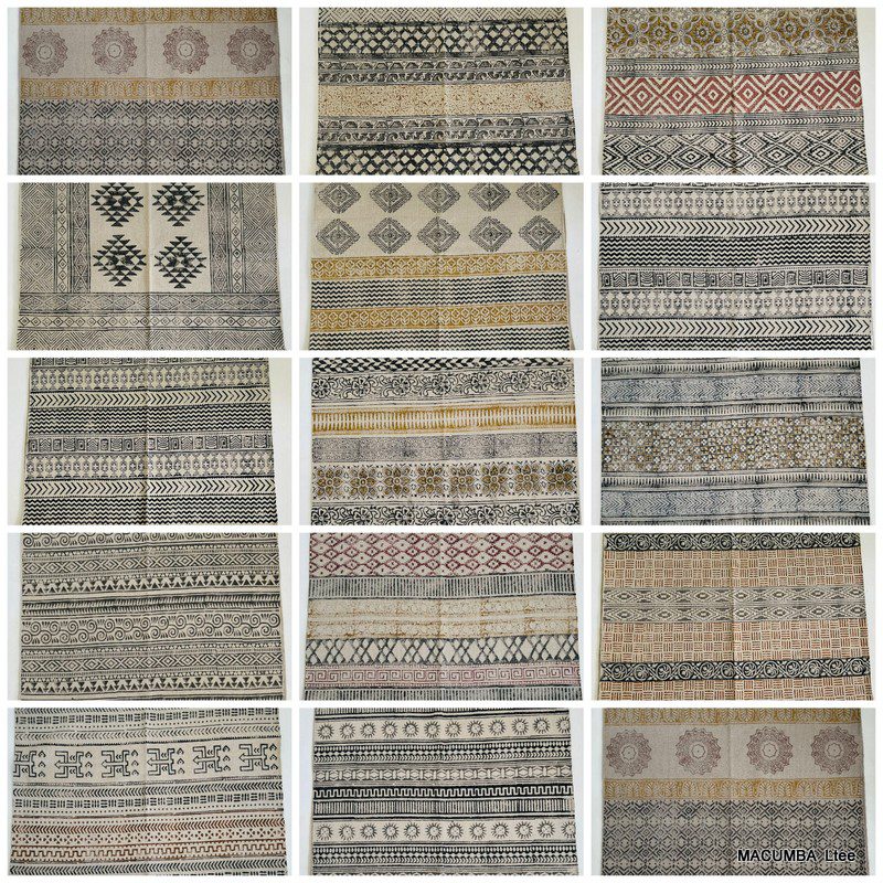 NERAN - RUGS COTTON BLOCK PRINT 90X150