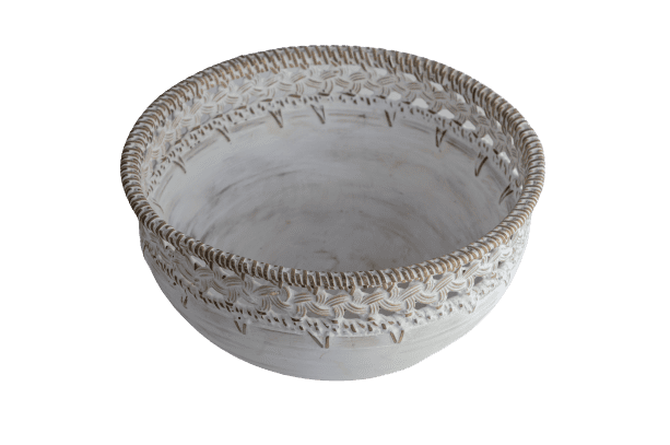 NAKULA - BOWL WOVEN RATTAN LARGE D 31 H 15