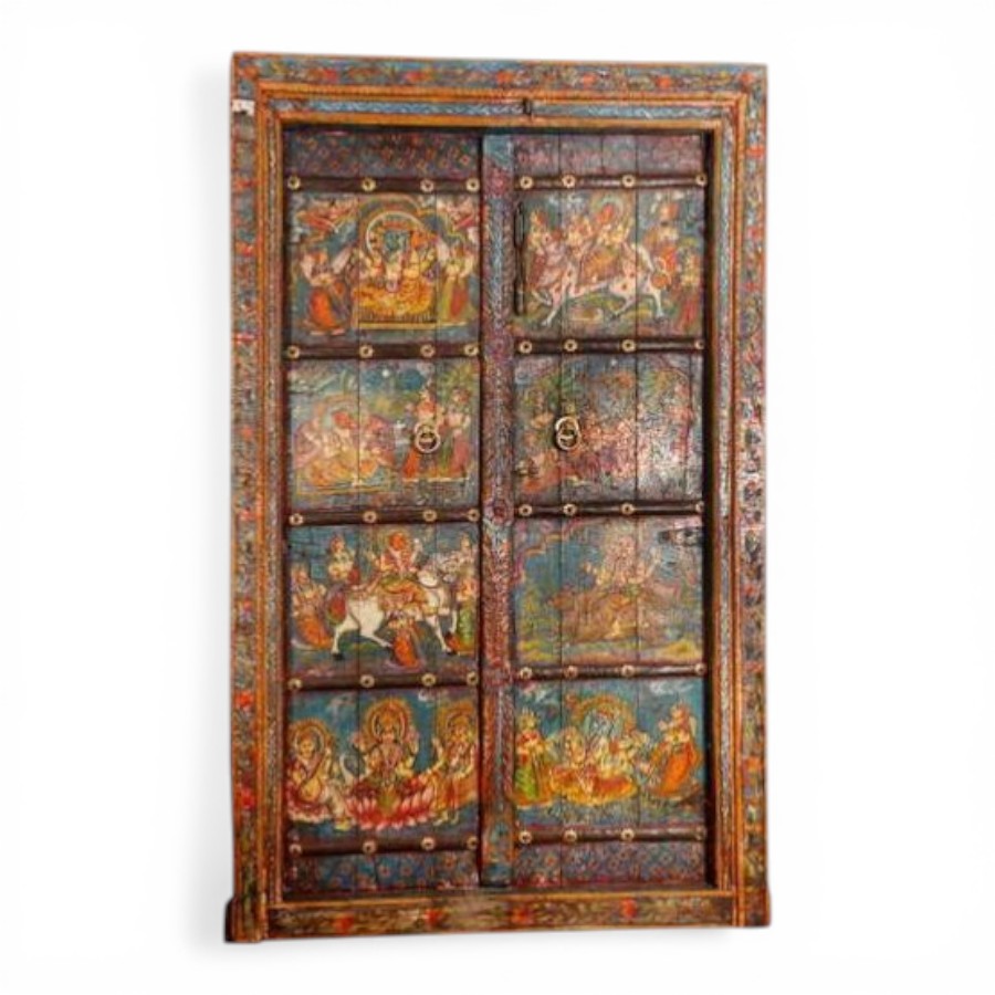 FRANNY - WALL PANEL PAINTED WOOD 131 X 14 X H 217 CM