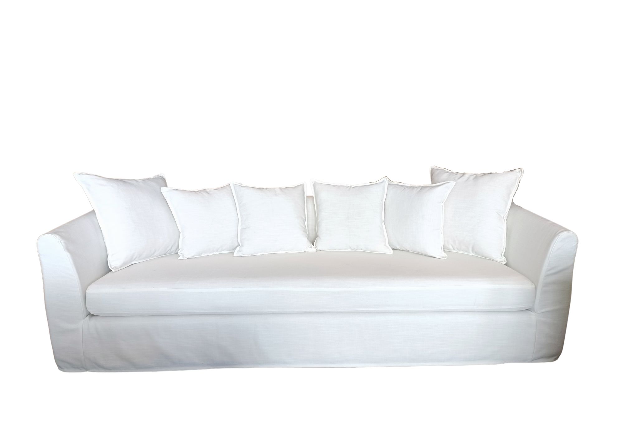 CORDOVA -  SOFA WHITE 4 SEATERS 250 X 90 X H 75 CM