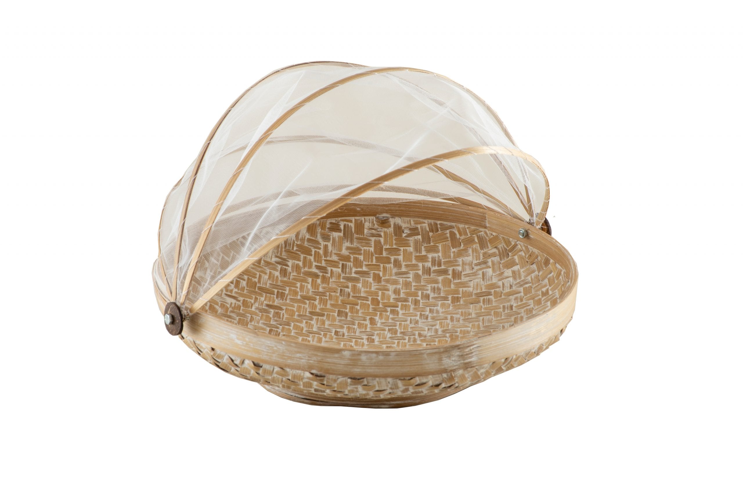 CATNIP - BASKET RATTAN WITH COVER NATURAL MEDIUM D30