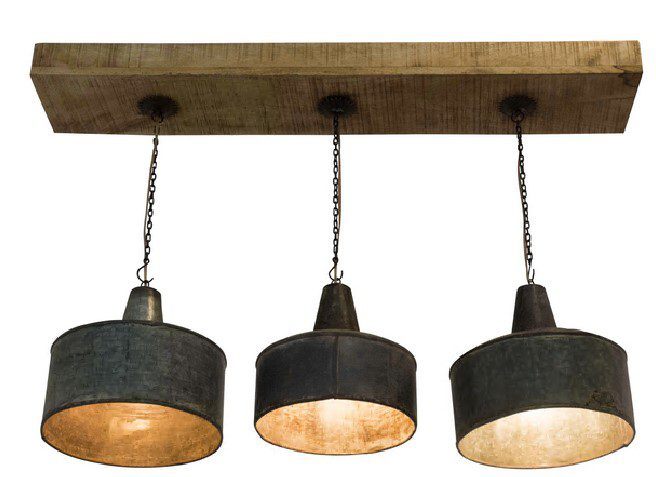 MONROVIA - PENDANT LIGHT METAL 120 X 20 X 53 CM