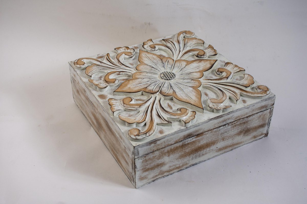 SOROCABA - BOX WOOD BIG NATURAL WHITE 30L X 30W X 10 H