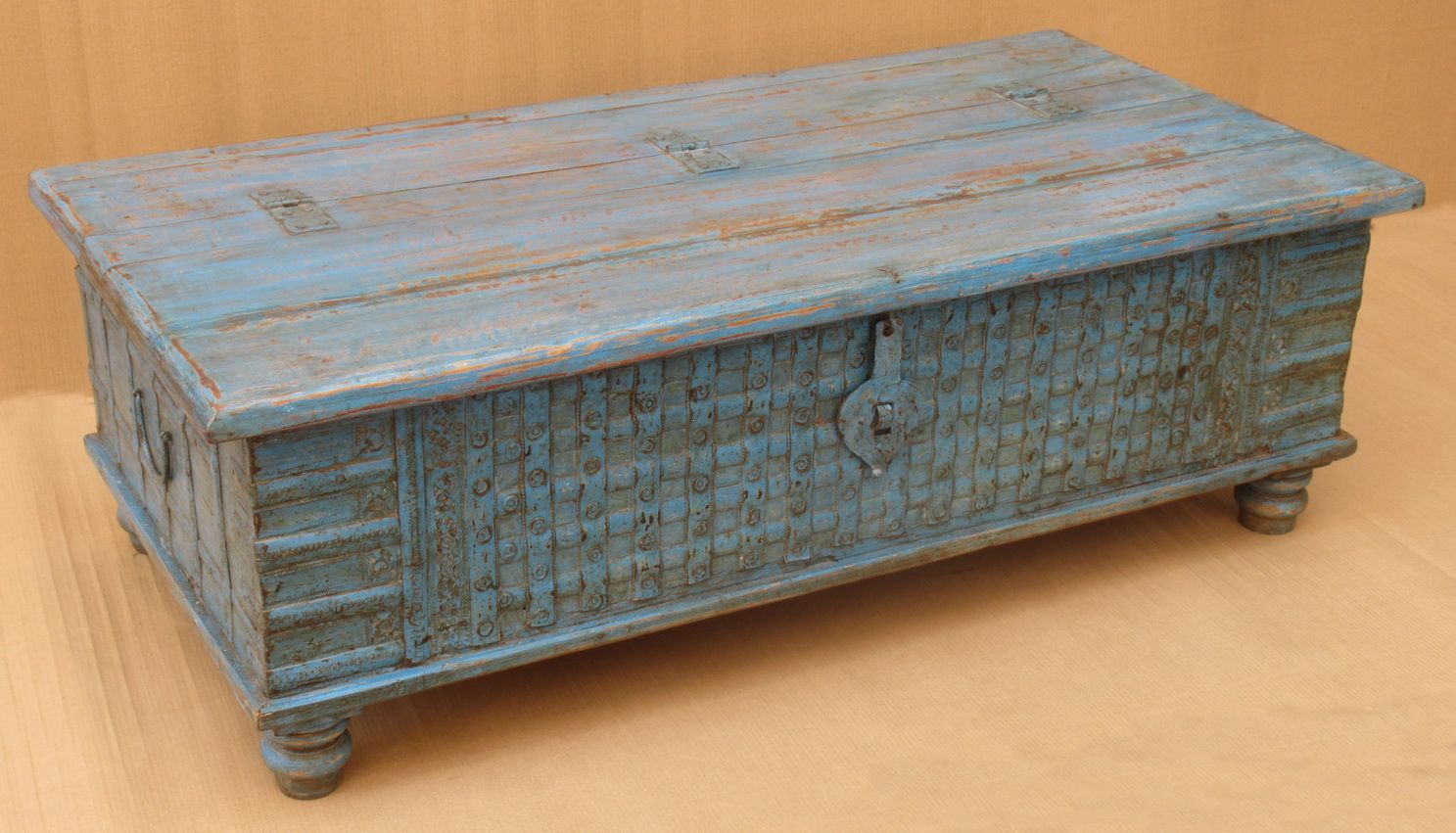 ARMAND - TRUNK PITARA IRON FITTED 134L X 67W X 45H CM