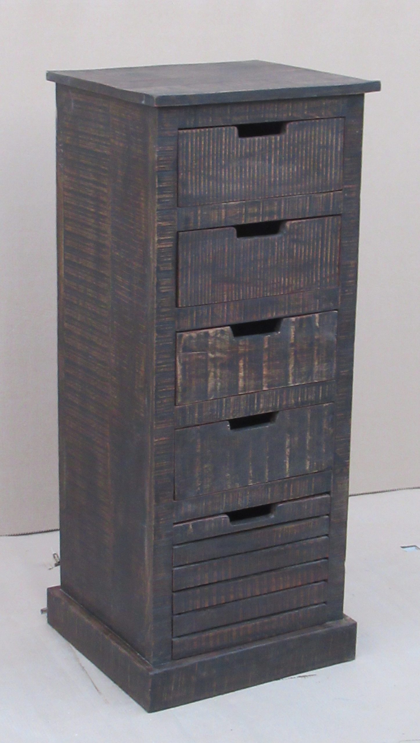 KALYPTUS - SIDEBOARD W -  5 DRAWERS WOOD 46 X 40 X H 110 CM