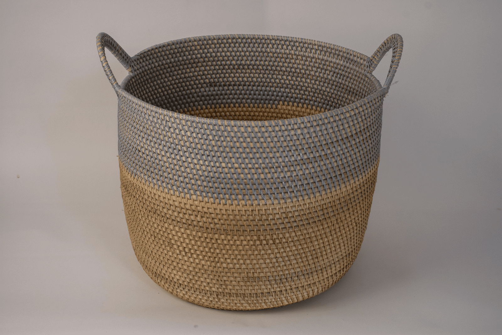 CARVI - BASKET RATTAN GREY 40 D 35 XTRA LARGE