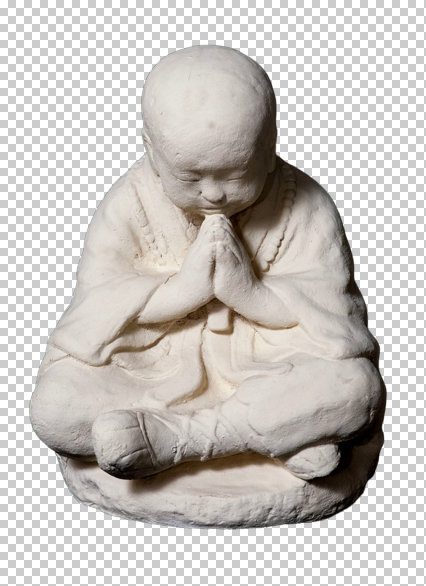 MAGA - BUDHA BABY PRAYING WHITE 50H