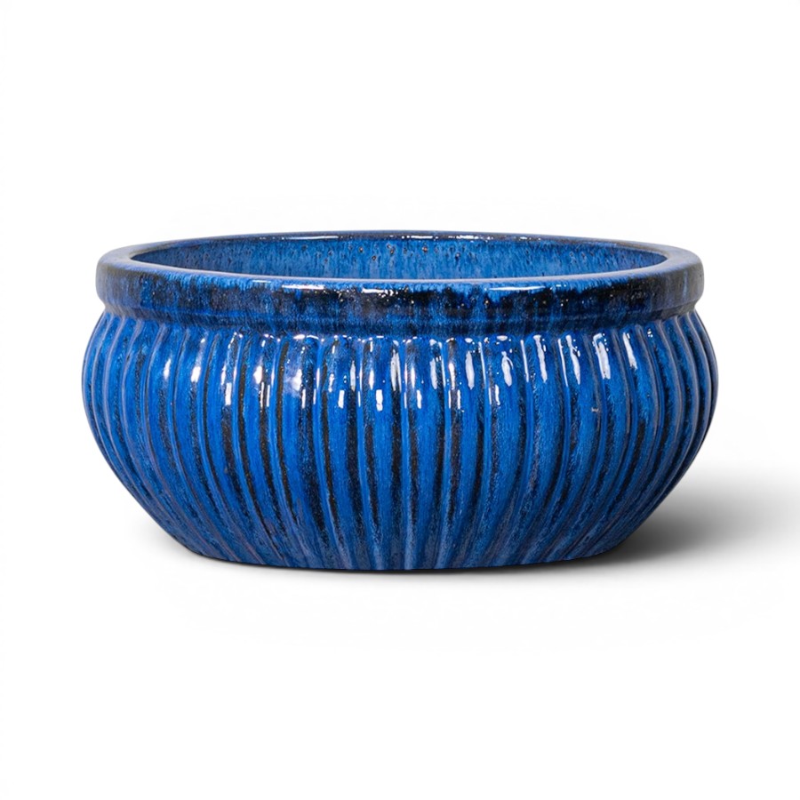 POT SAHARA SM BLUE LARGE D52H25