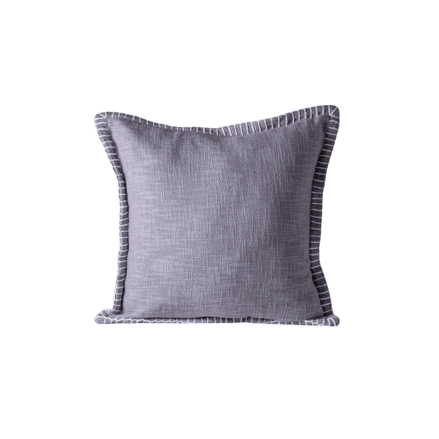SAVAR - CUSHION COVER COTTON GREY 45X45