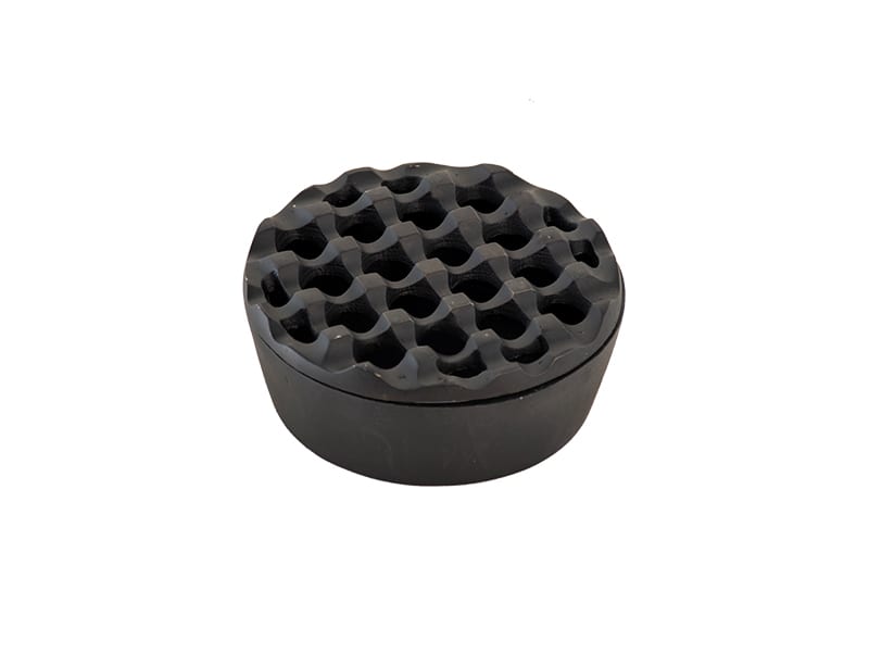 WYATT - ASHTRAY METAL ROUND BLACK 24 HOLES