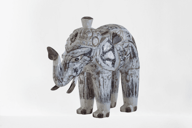 TONKA - ELEPHANT WHITE WOOD MEDIUM