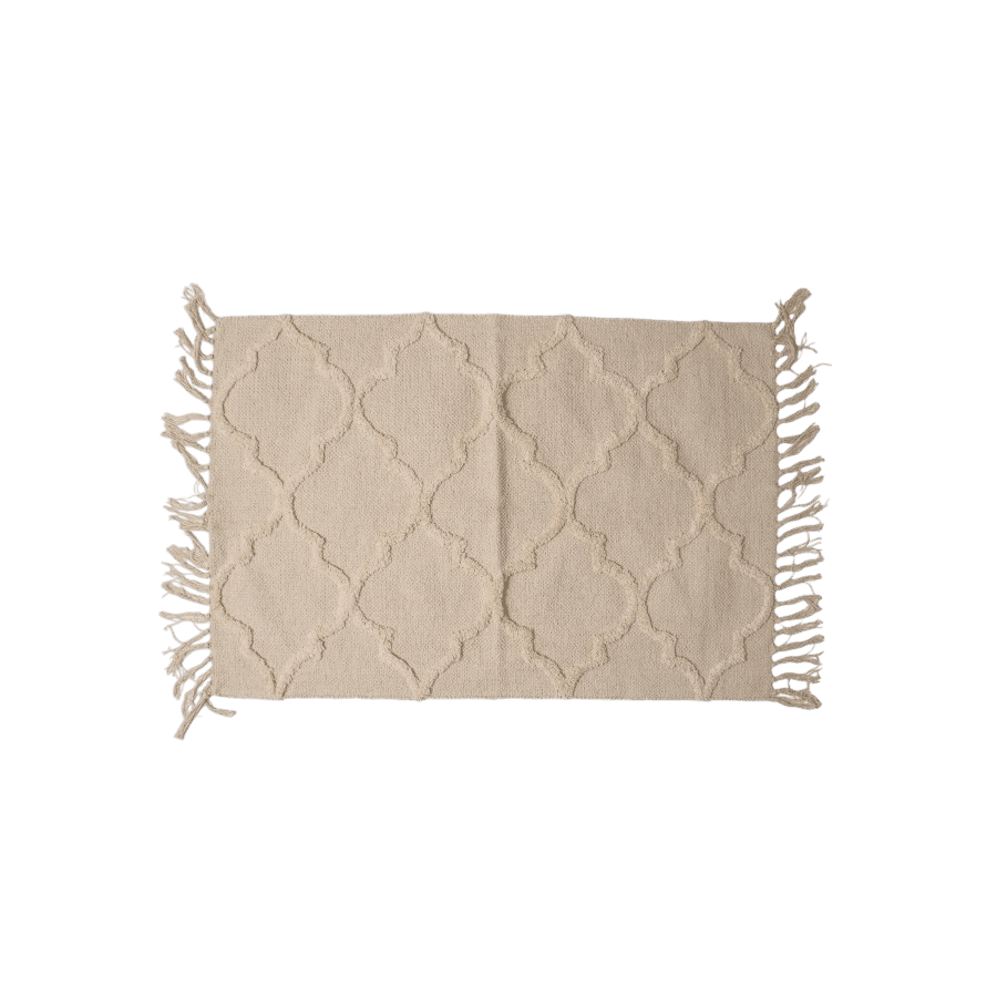 RANGA - RUG TUFTED COTTON WITH FRINGES 60X90