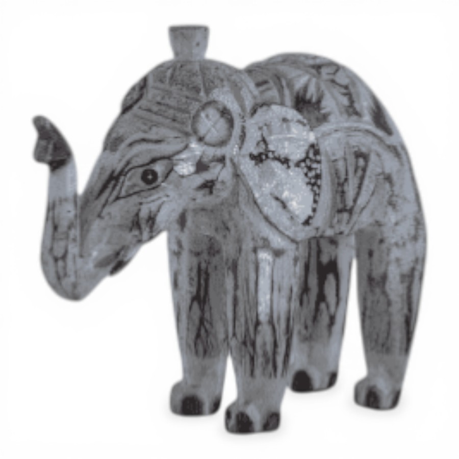 TONKA - ELEPHANT WHITE WOOD SMALL