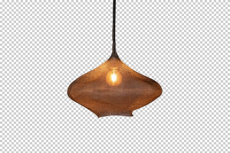 LOUNA - PENDANT LIGHT METAL MESH D50 CM
