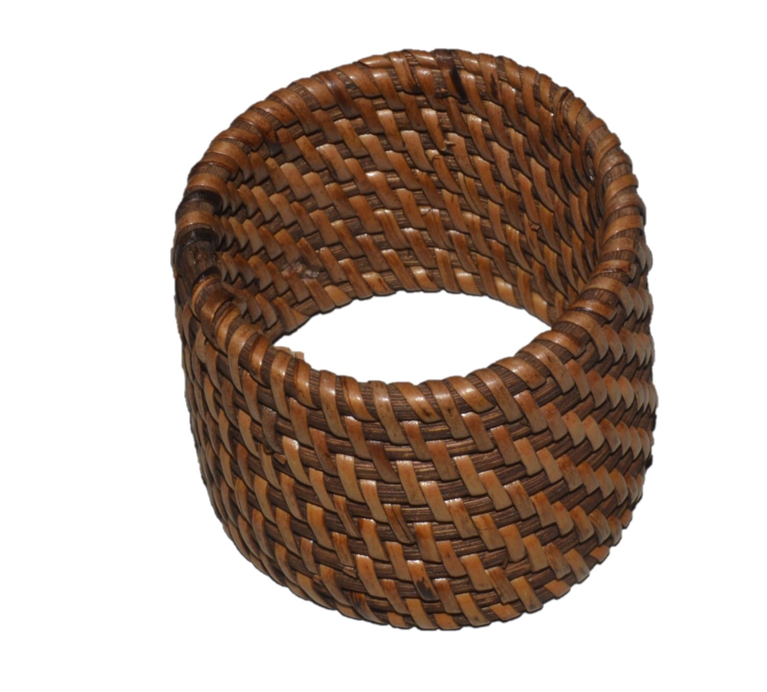 FREESIA - NAPKIN HOLDER RATTAN ROUND