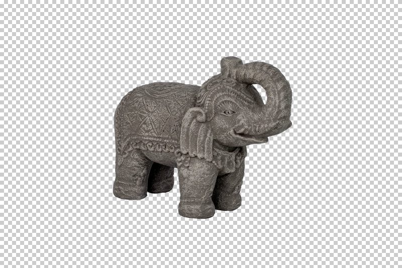 FIGUEIRA - ELEPHANT DECORATED STATUE 30 CM