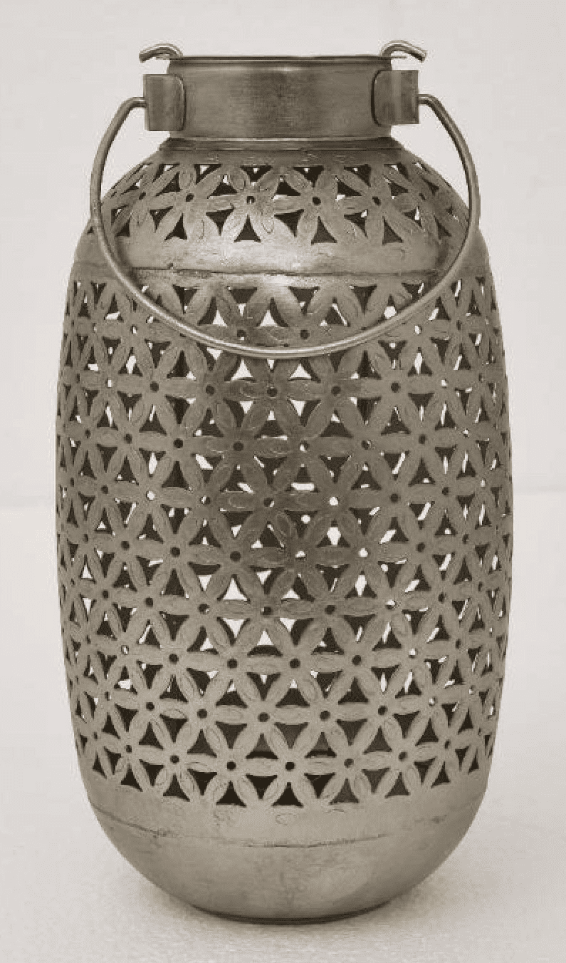 LIVIA - CANDLE HOLDER FLOWER SMALL D13 H 26