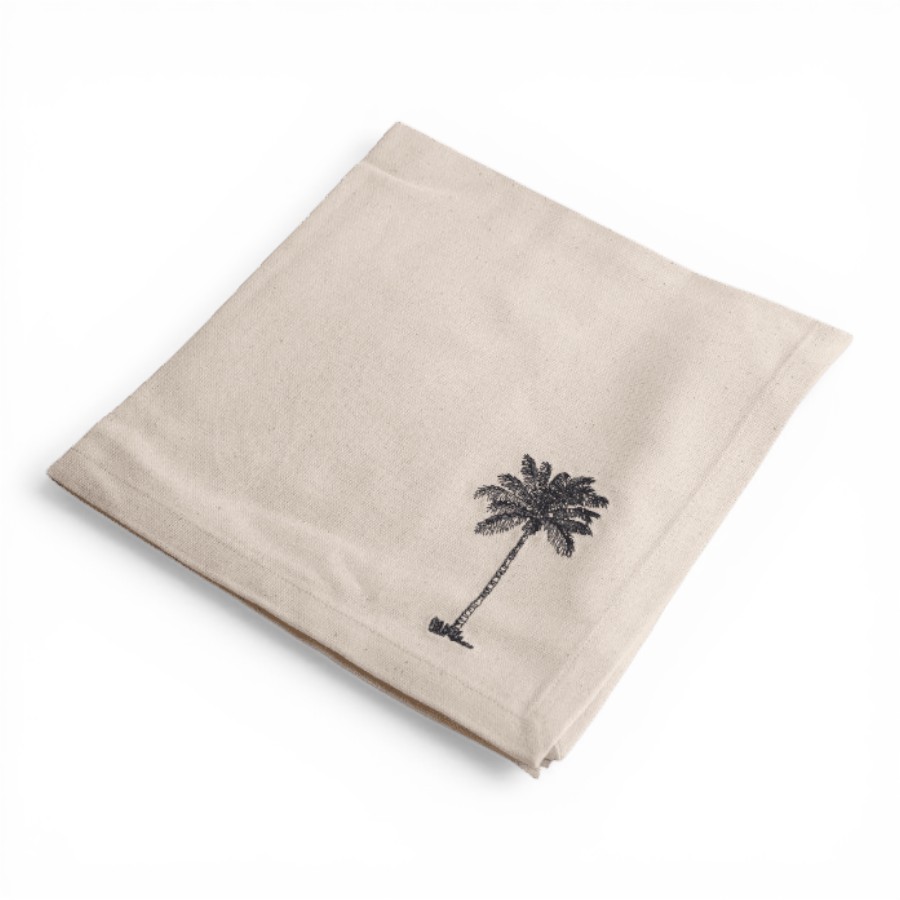 BASAIL - NAPKIN PALMTREE COTTON 45X45