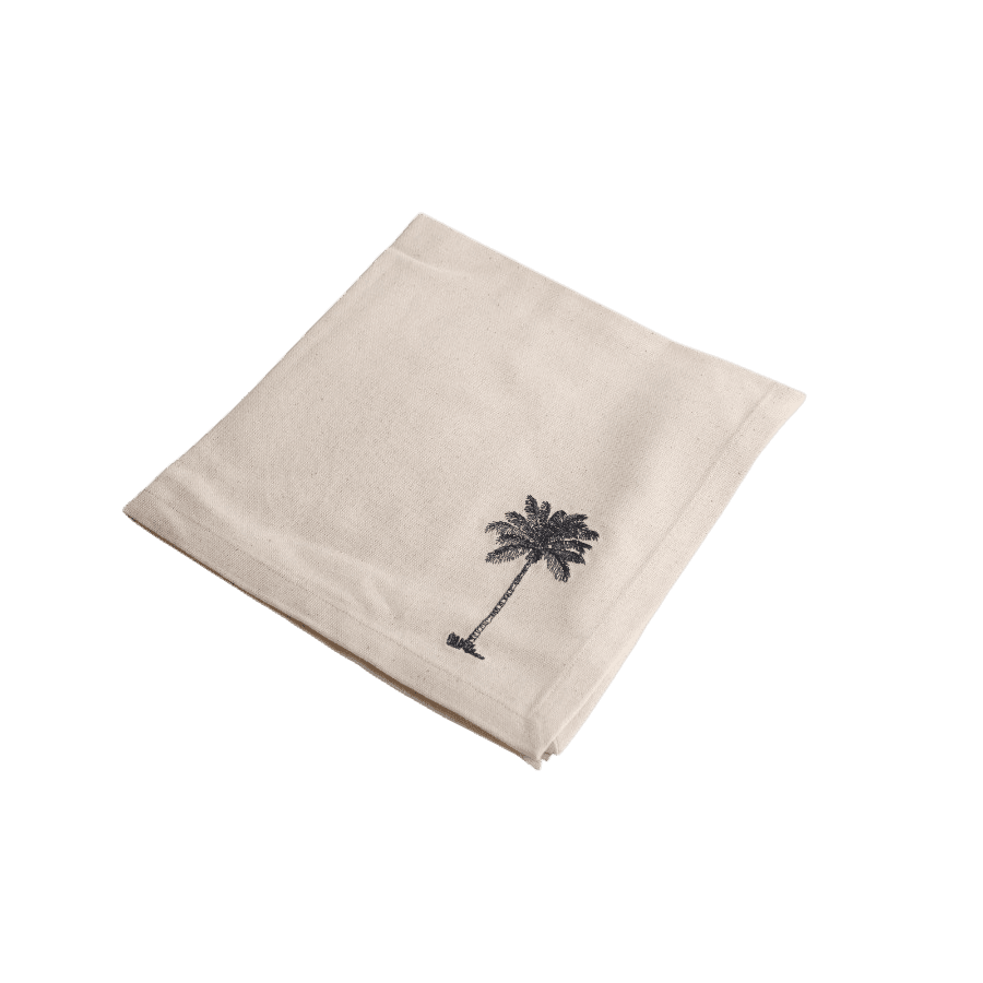 BASAIL - NAPKIN PALMTREE COTTON 45X45