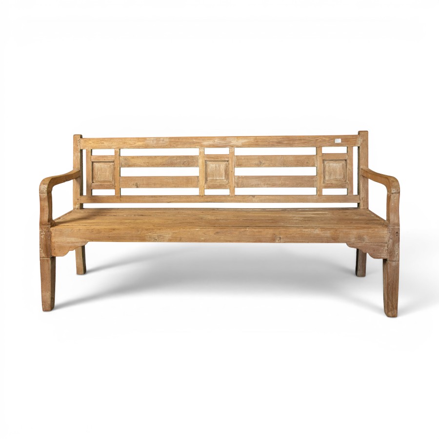BENCH WOOD BLEACH 181 X 51 X 93
