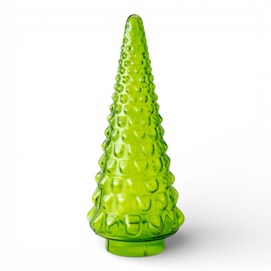 VADORA - TREE DECO GLASS SEAGREEN 40X17