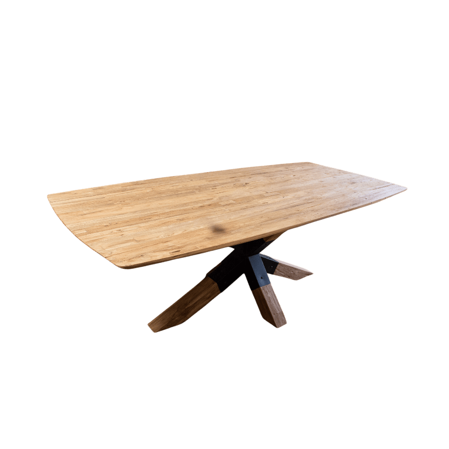 IDRA - DINING TABLE RECTANGULAR TOP RUSTIC RECYCLE TEAK 220X100XH78