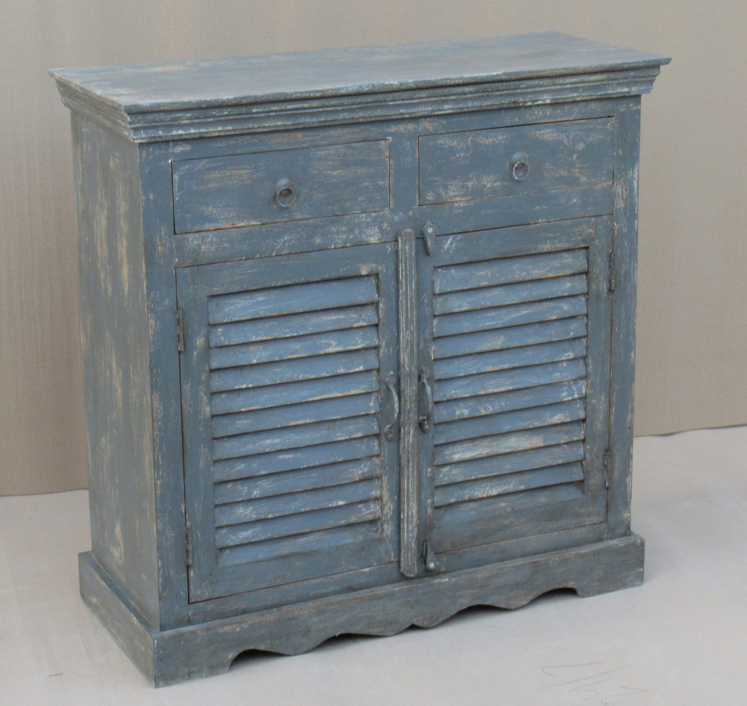 EPINAY - SIDEBOARD WOOD WITH 2 DOORS AND 2 DRAWERS 98 X 40 X H 95 CM