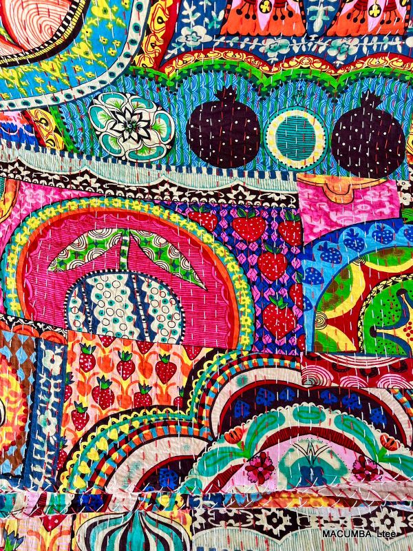 RANJHA - BEDCOVER MULTI PRINTED 145X215