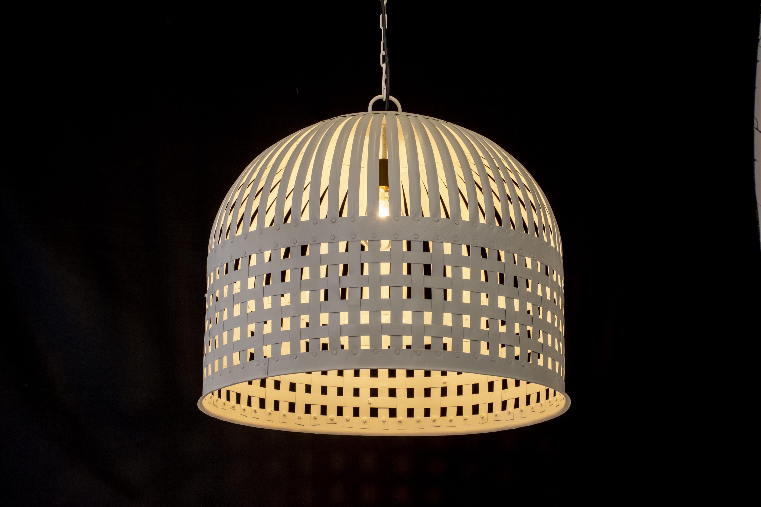 WAKA - WAKA - PENDANT LIGHT METAL WHITE D 60 X H 60 CM