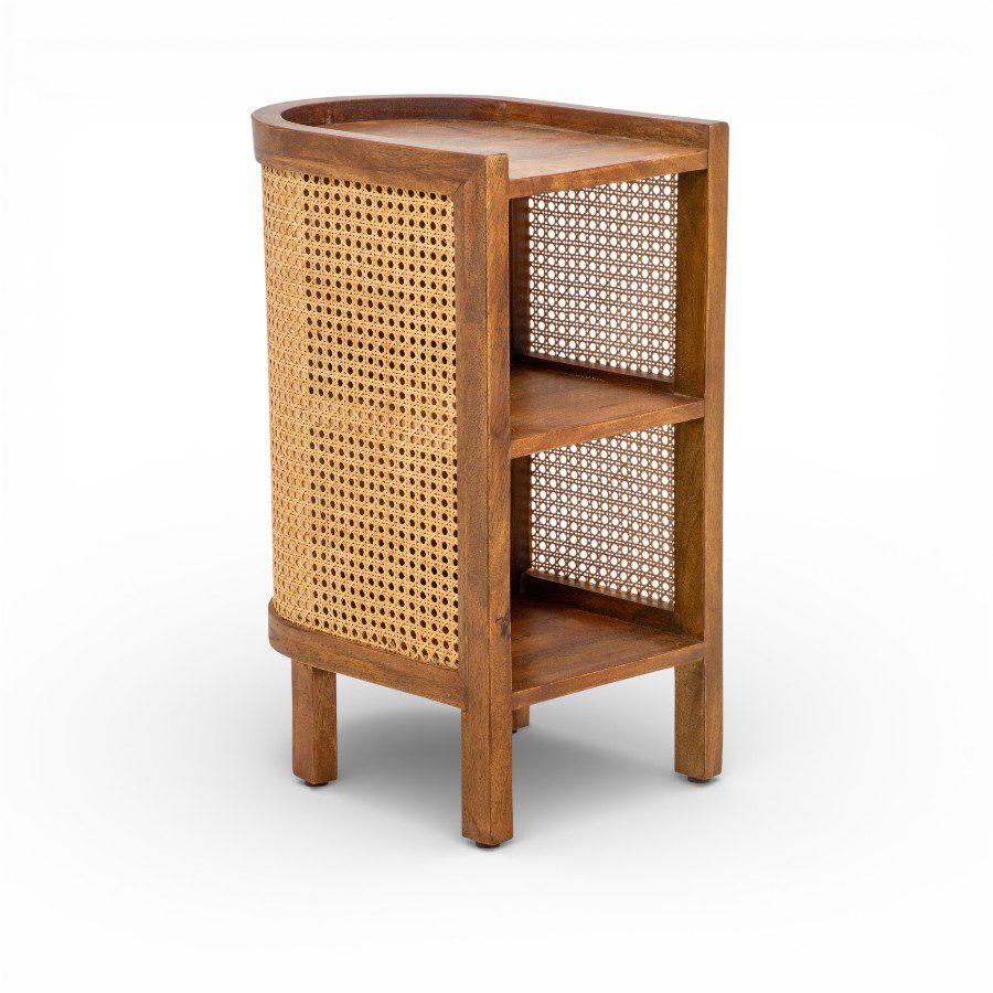 AARAV - BEDSIDE TABLE WOOD 30X40XH61