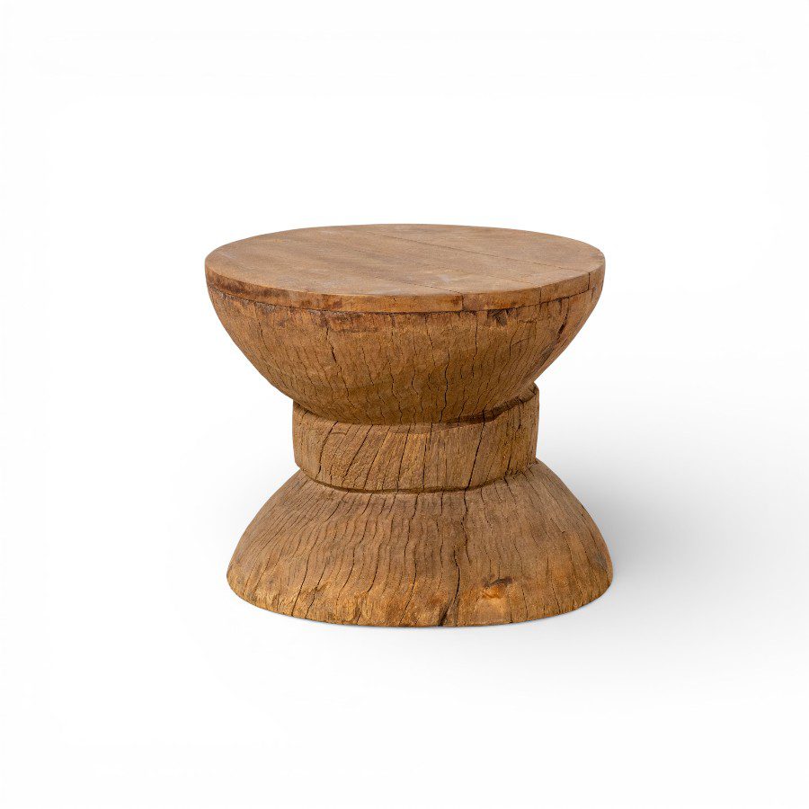 NADIAD - SIDE TABLE WOOD OKHALI STAND D46H40