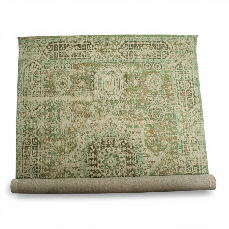 SATKIRA - RUG COTTON TURQUOISE 300X400