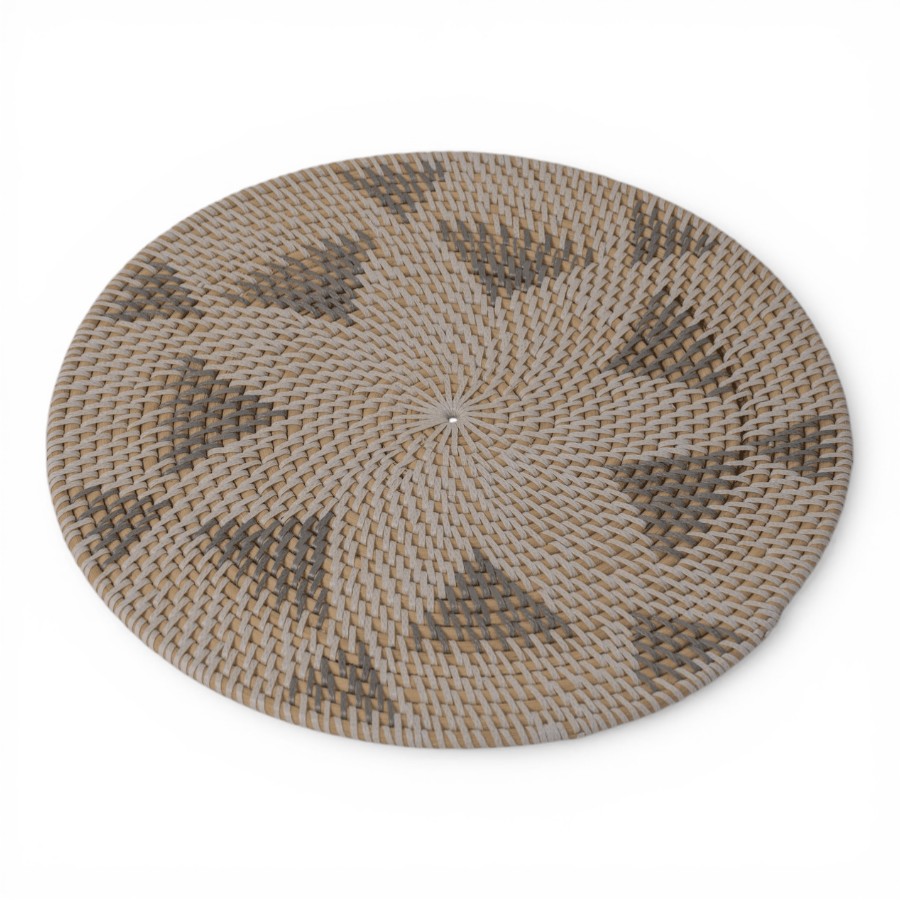 TAZA - PLACEMATT RATTAN GREY D35