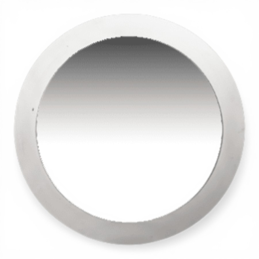 BURA - MIRROR FRAME ROUND WHITE MEDIUM D 40 CM