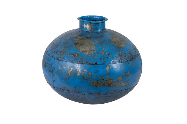 ALGAE - POT WATER COLOURED BLUE D35 X H27 CM