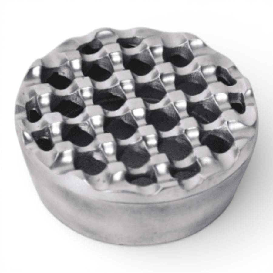 COBAIN - ASHTRAY METAL ROUND PLAIN 24 HOLES