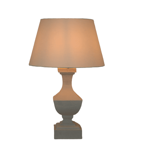 CHESTER - TABLE LAMP WITH WOODEN BASE H 49