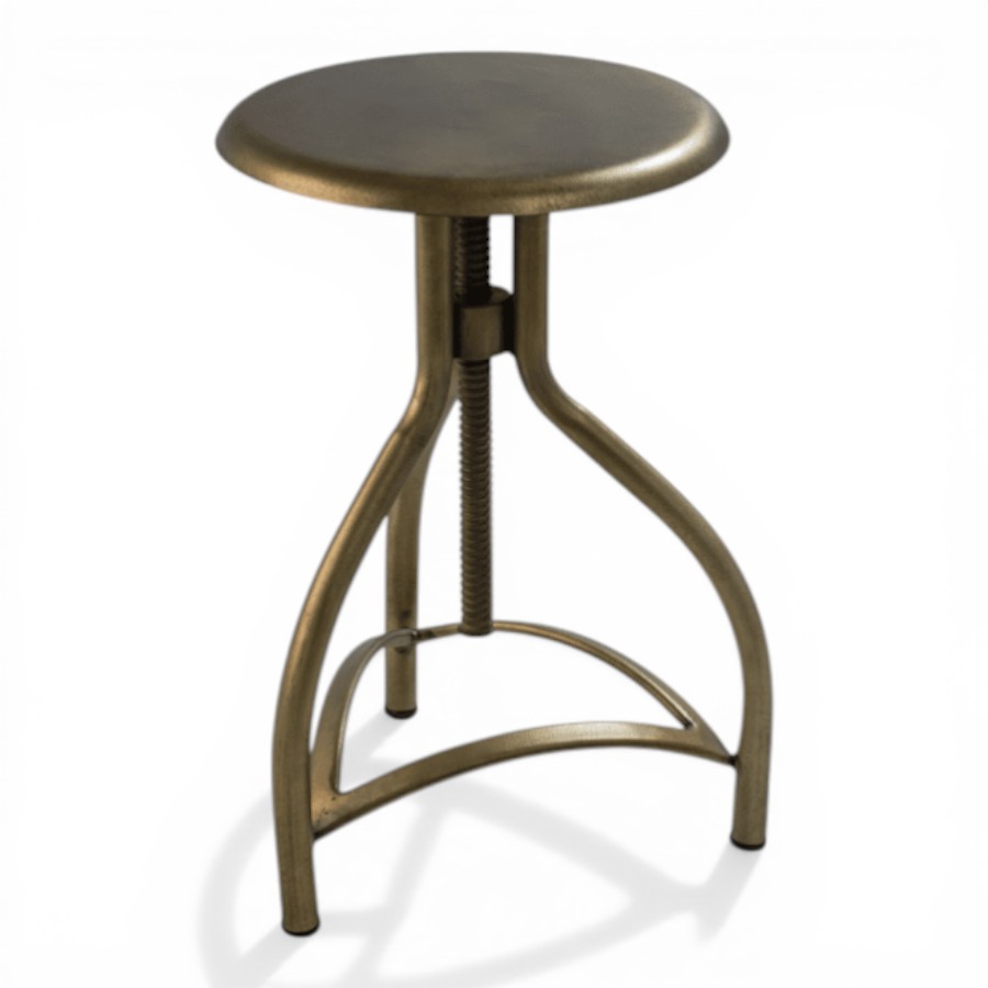 SANTANA - STOOL METAL TWIST CHROME D35 H 73