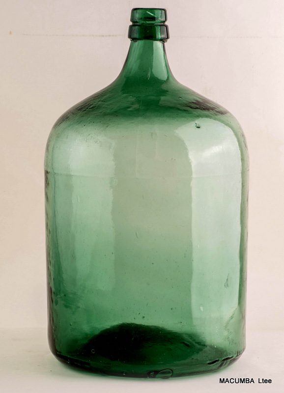 ANISSA - DAME JEANNE GLASS BLUE 48 H 27 D