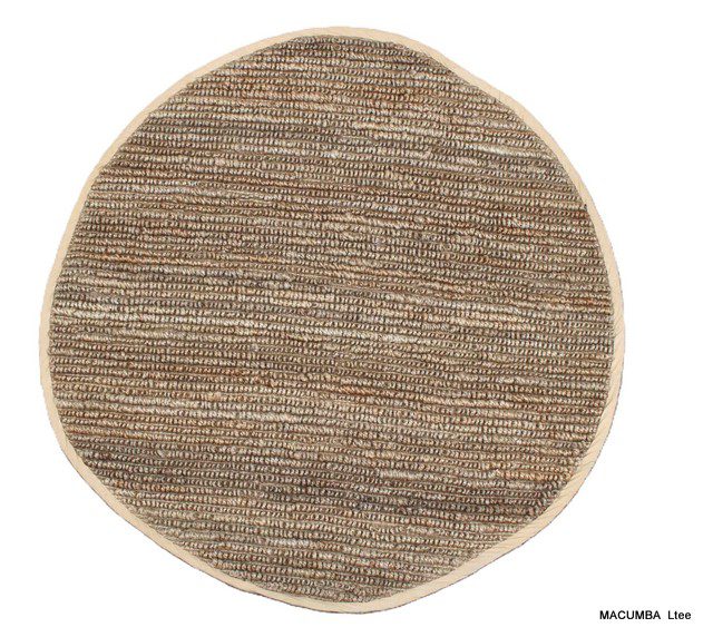 VACOAS - RUG JUTE LOOP NATURAL ROUND D120