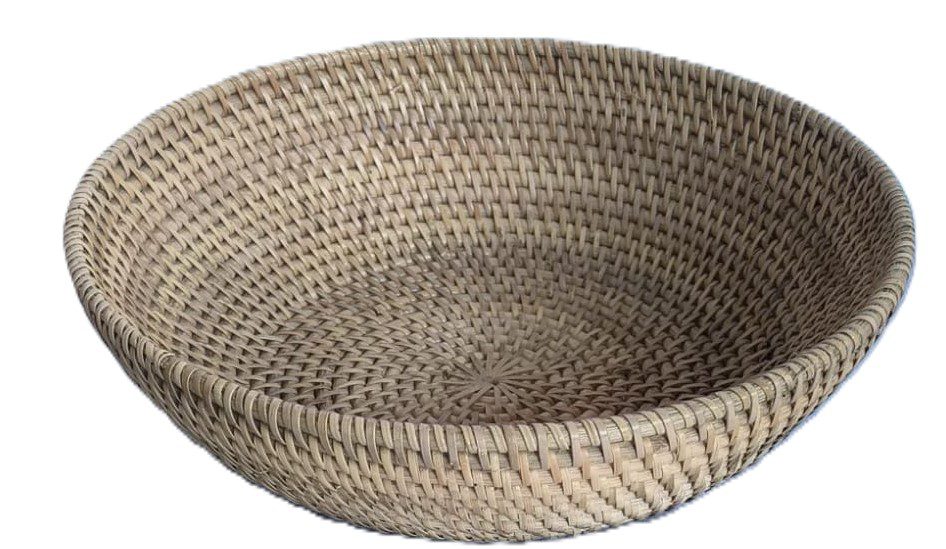 BURNET - BASKET RATTAN ROUND NATURAL D30XH12