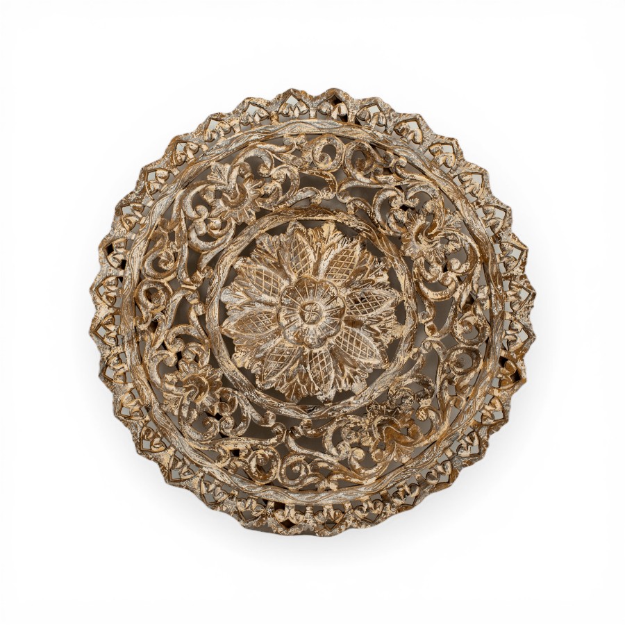 KUTTUR - WALL PANEL ROUND CARVING D 100 - ZAVALA CM