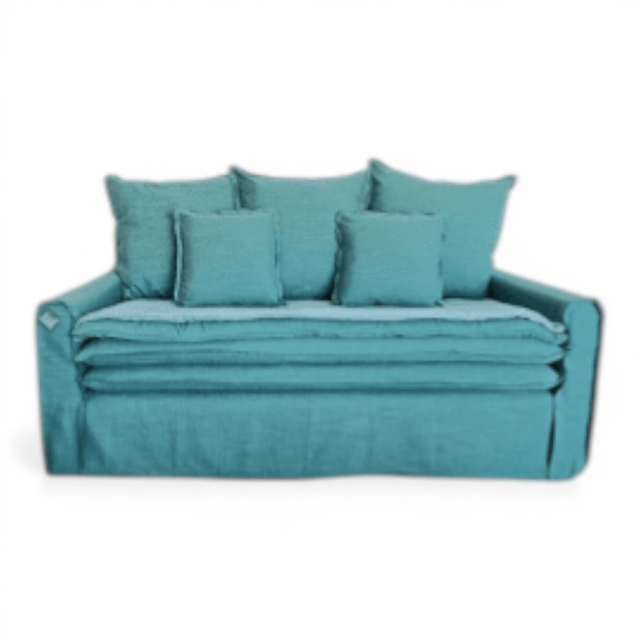 SIDNEY - SOFA BLUE 2 SEATERS 160 X 90 X H 75 CM