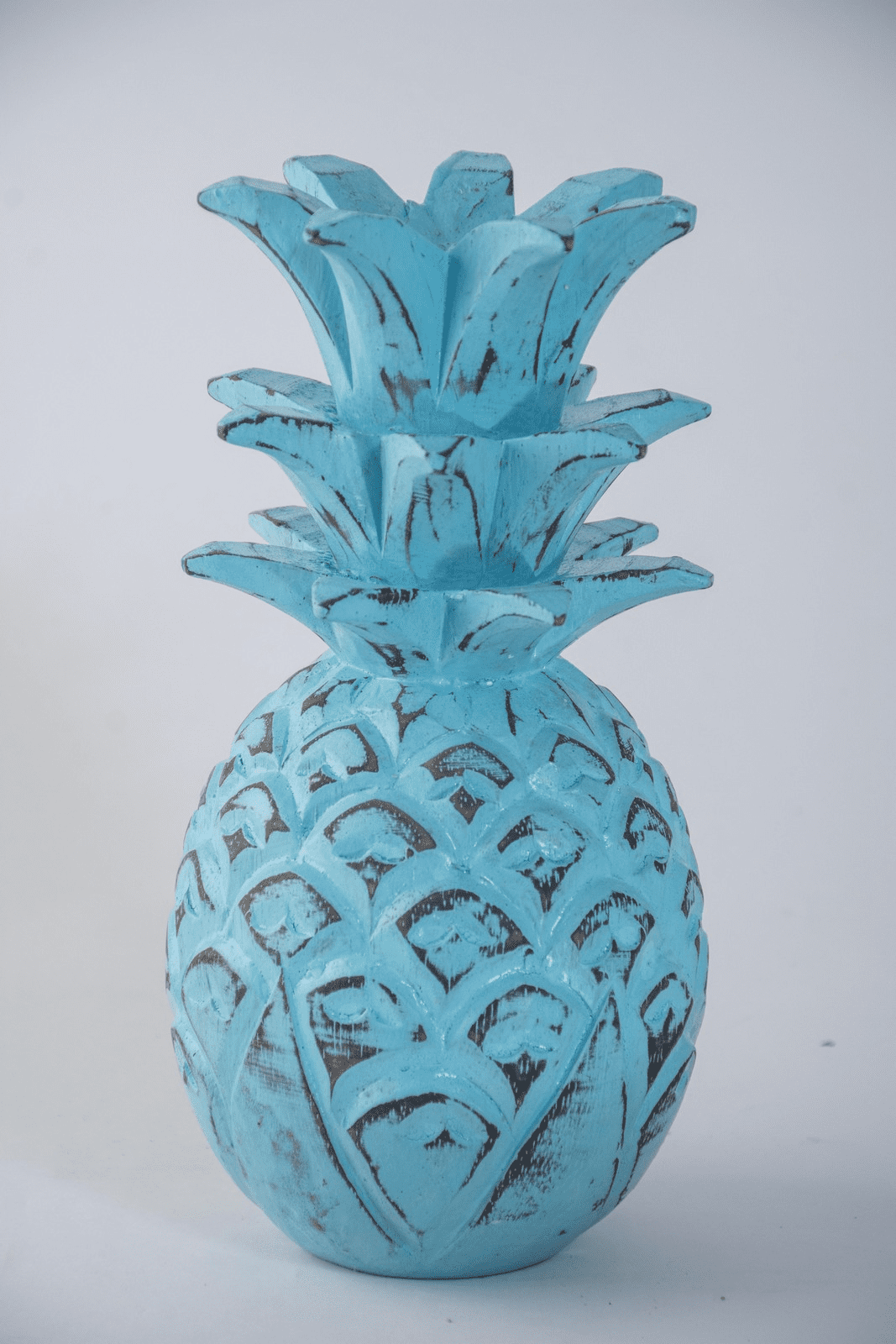 ZANANA - PINEAPPLE WOOD 20 CMS DARK TEAL