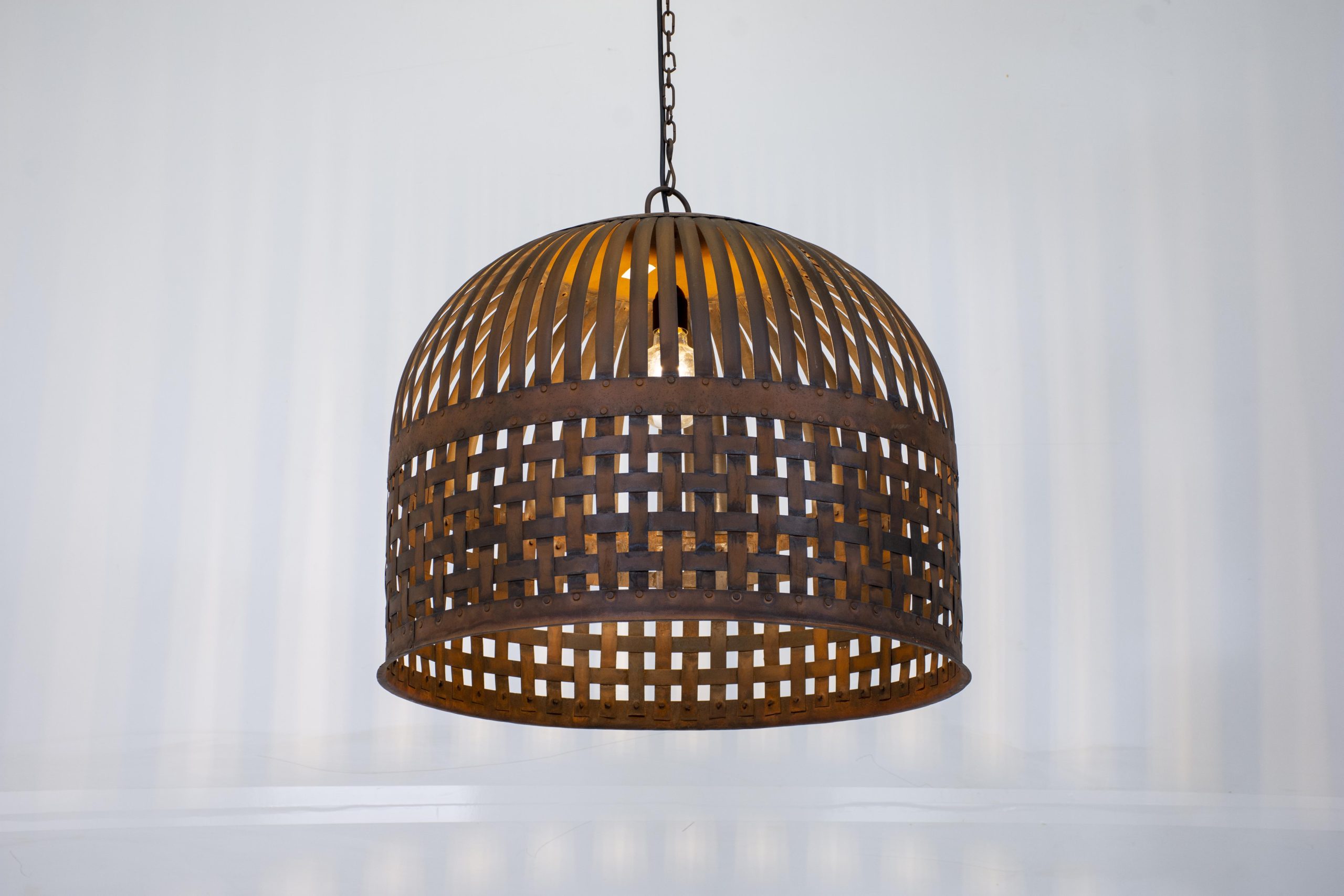 VITHA - PENDANT LIGHT METAL ANTIC RUST D 60 X H 60 CM