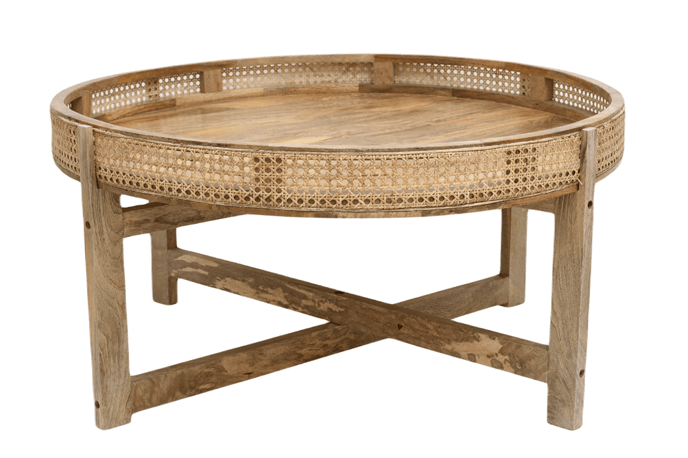 ARMEDA - COFFEE TABLE WOOD D 93 X H 45 CM
