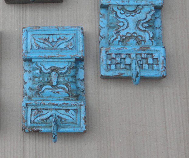 ELITE - COAT HANGER HOOK BLUE 19 X 11 CM